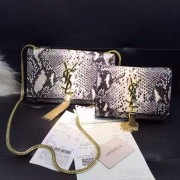 Copy High Quality YSL Monogramme Tassel Shoulder Bag in Python Leather Y8200 VS01530