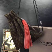 Copy Louis Vuitton Monogram Canvas Triangle War Pouch M62232 Red VS06016
