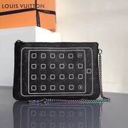 Copy Louis Vuitton Monogram Eclipse Canvas Ipad Pouch M64449 VS08357