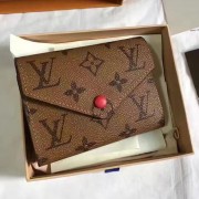 Copy Louis Vuitton Monogram Reverse Victorine Wallet Red M41938 VS02320