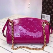 Copy Louis Vuitton Monogram Vernis Santa Monica Clutch Magenta M50410 VS00243