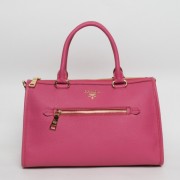 Copy Prada Original Calfskin Leather Top Handle Bag BL0805 in Peach XZ VS03387