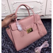 Copy Prada Tote Bag Flap Handbag BN3033 in Pink Saffiano Leather Fug VS03361