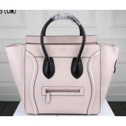 Designer Celine Luggage Mini Bag Smooth Leather Ci3308 Light Pink VS01021