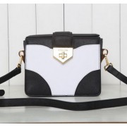 Designer Copy Prada Saffiano Leather Flap Bag BN5045 Black VS07056