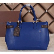 Designer Imitation Louis Vuitton Cruise 2015 Tote Bag M92661 Blue VS03800