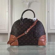 Designer Imitation Louis Vuitton Monogram Canvas ALMA MM Bag M50118 Wheat VS01833