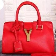 Designer Imitation Yves Saint Laurent mini Cabas Chyc Bag Y3010 Red VS04751