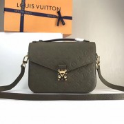 Designer Louis Vuitton Monogram Empreinte Pochette Metis Green M44071 VS09030