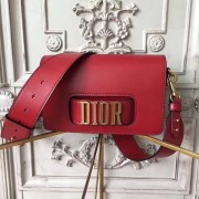 Dior J'adior Flap Bag in Red Smooth Calfskin D240605 VS09352