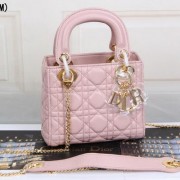 Dior mini Lady Dior Bag Original Sheeepskin Leather CD99001 Pink VS09126
