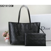 Dior Panarea Bag Rosato Canvas D99016 Black VS09582