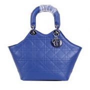 Dior Panarea Calfskin Leather Tote Bag CD6618 Royal VS04945