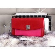 Dior Twist Promenade Pouch Three-Tone Smooth Calfskin CD0042 Red VS02274