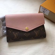 Fake 1:1 Louis Vuitton Pallas Compact Wallet Rose Ballerine M64072 VS08931