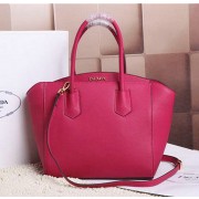Fake Best Prada Grainy Leather Tote Bag BL34912 Rose VS07958