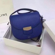 Fake Celine Trotteur Bag Calfskin Leather CTA4298 Blue VS03874