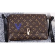 Fake Copy Louis Vuitton Monogram Canvas Shoulder Bag M94119 Black VS03582