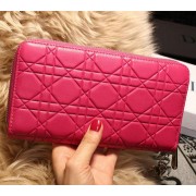 Fake Dior Escapade Wallet in Sheepskin Leahter D1873 Rose VS00938