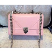 Fake Dior Spring 2015 Flap Bag D0633 Pink VS06684