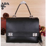 Fake Fashion Prada Original Leather Tote Bags BN9005 Black VS00326