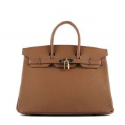 Fake Hermes Birkin 35CM Tote Bag Wheat Grainy Leather H-35 Gold VS01410