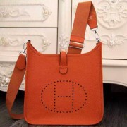 Fake Hermes Evelyne 32cm Messenger Bag H1188 Orange VS03054