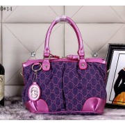 Fake High Quality Gucci Rania Top Handle Shiny Original GG Canvas Bags 247902 Purple VS03902