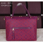 Fake Louis Vuitton Calfskin Leather Bastille MM Tote Bags M40100 Purple VS00956