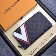 Fake Louis Vuitton Damier Graphite Canvas Zippy Organizer Red N64014 VS02617