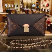 Fake Louis Vuitton Monogram Canvas POCHETTE Bag M61186 Black VS08161