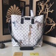 Fake Louis Vuitton Monogram Canvas Tote NS White M54127 VS03832