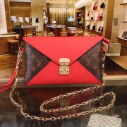 Fake Replica Louis Vuitton Monogram Canvas POCHETTE Bag M61186 Red VS01633