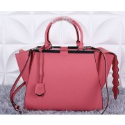 Fashion Copy Fendi 3Jours Tote Bag Smooth Leather F8936 Pink VS05214