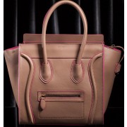 Fashion Replica Celine Luggage Micro Boston Bag Original Leather CLT3307 Light Pink VS04144