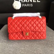 Fashion Replica Classic Chanel Lambskin Flap Shoulder Bag Red A01112 VS00699