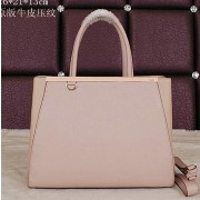 Fendi 2Jours Tote Bag Original Leather 8B8935S Pink VS02286