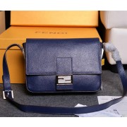 Fendi Baguette Bag in Grainy Leather 3358 Royal VS03878
