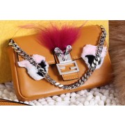 Fendi Baguette Bag Original Leather F80354 Wheat VS08859