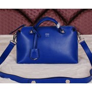 Fendi BY THE WAY Bag Calfskin Leather F2350 Blue VS08044