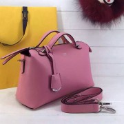 Fendi By The Way Small Boston Bag Original Leather Pink FD0805 VS02037
