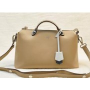 Fendi By The Way Tote Bag Original Leather F52208 Apricot VS01585