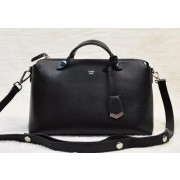 Fendi By The Way Tote Bag Original Leather F52208 Black VS01614