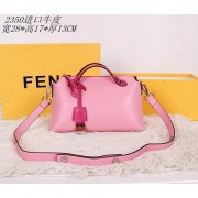 Fendi Fall Winter 2015 Tote Bag Calfskin Leather F2350 Pink VS09411