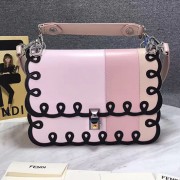 Fendi Kan I Leather Bag Pink 8BT285 VS06126