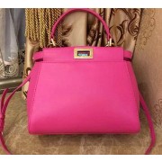 Fendi mini Peekaboo Bag Original Leather 55211 Rose VS02218