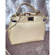 Fendi Regular Peekaboo Small Tote Bag F30320 Gold VS01632