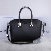 Givenchy Antigona Satchel Bag Black Smooth Calfskin Leather G6985 VS08776