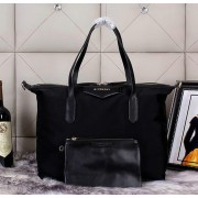 Givenchy Large Shopper Bag Canvas G33644 Black VS02060