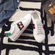 Gucci Ace Studded Leather Low-top Sneaker White 431887 VS02454